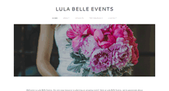 Desktop Screenshot of lulabelleevents.com