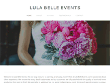 Tablet Screenshot of lulabelleevents.com